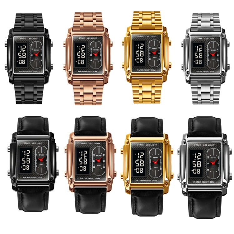 skmei-1868-square-double-display-waterproof-men-watch-style-steel-belt-gold