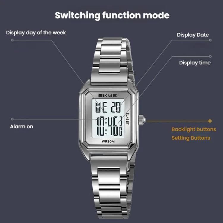 skmei-2493-small-women-electronic-watch-square-steel-strap-watch-style-black-case-white