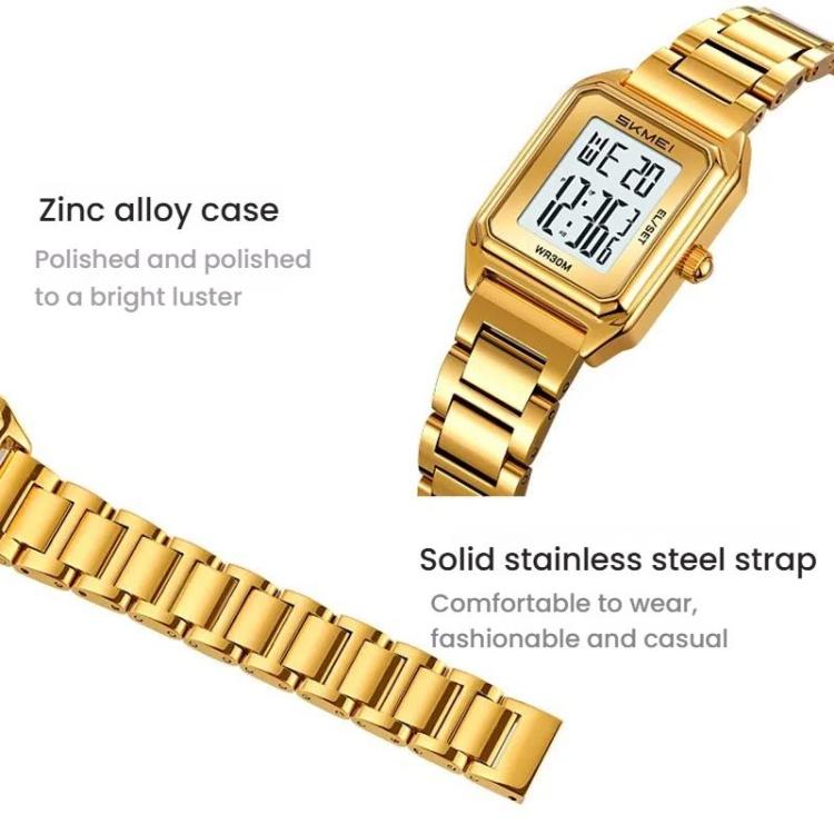 skmei-2493-small-women-electronic-watch-square-steel-strap-watch-style-silver-case-white